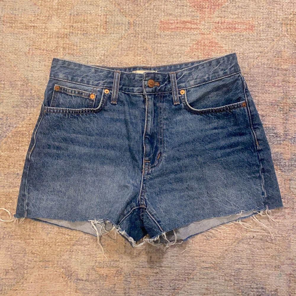 BOGO!! Madewell High-Rise Relaxed Denim Shorts with Raw Hem